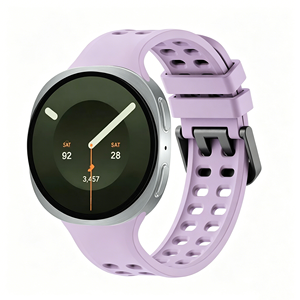 สายนาฬิกาซิลิโคนแบบหัวเข็มขัดคู่สำหรับเปลี่ยนใส่ Samsung Galaxy Watch9/Watch8/8 Classic - Product Image 5