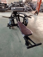 Équipement de fitness, banc de musculation horizontal, cadre en acier, machine de musculation commerciale pour salle de sport