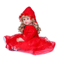 Vente chaude 60CM reborn bébé poupée haute Simulation silicone reborn poupée
