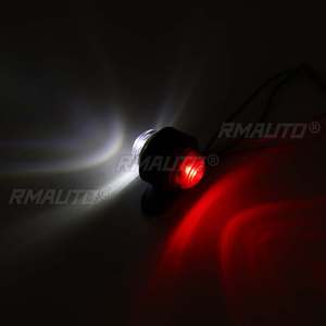 2 pièces Feux de position latéraux LED 12V 24V pour voiture, camion, camionnette, caravane, remorque, avec fonction clignotant et indicateur de gabarit - Product Image 2