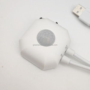 Paquete de 3 Luces <span class=keywords><strong>LED</strong></span> <span class=keywords><strong>con</strong></span> Sensor de Movimiento PIR para Debajo del Gabinete, <span class=keywords><strong>Enchufe</strong></span> USB, 4 Modos de Sensor de Tiempo, Barra de Luz de Aluminio, Kit de Luces para Gabinetes de <span class=keywords><strong>Cocina</strong></span> - Product Image 6