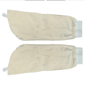 Manchons de protection en toile à cordon de serrage allongé 48x18cm, isolants thermiques, pour la soudure - Product Image 5