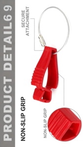 Lightweight Multifunctional Work Clamp Grabber Catcher Safety Work Tool Anti-lost Working Mitten Clip Outdoor Clip <strong>Holder</strong> Hanger - Product Image 2