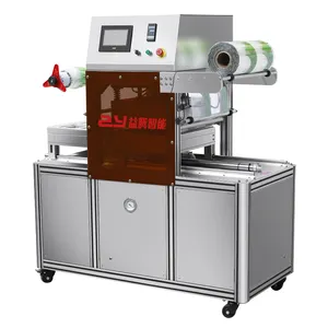 High Frequency Sealing Foil Tray Sealing MAP Vacuum Sealer Machine Pneumatic Sealing Machine