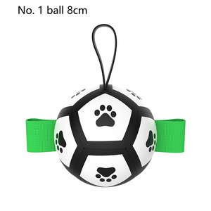 Giocattolo interattivo e di movimento durevole per cani grande calcio gonfiabile in pelle materiale ecologico all'aperto per animali domestici - Product Image 2