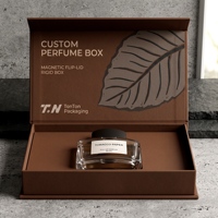 Scatola Regalo Premium Personalizzata per Colonia Marrone e Scatola Magnetica per Presentazione Profumo con Scatola in Carta Profumata per Confezione Profumo