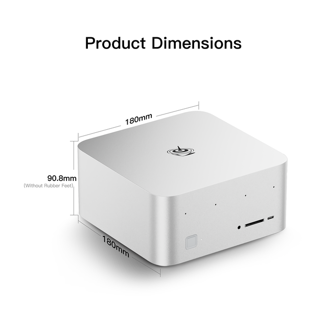 Beelink GTR9 Pro Mini PC with Wi-Fi 7 AI Max+ 395 16GB*8 8000MHz LPDDR5x 128GB RAM 2TB SSD for Content Creation and Office