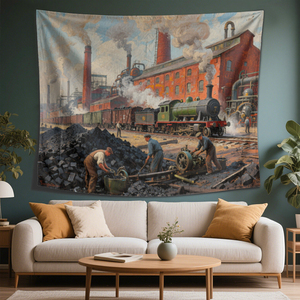 Art européen personnalisé fait à la main tenture murale <span class=keywords><strong>tapisserie</strong></span> tissé coton <span class=keywords><strong>tissu</strong></span> avec imprimé Aubusson Design tapisseries - Product Image 4