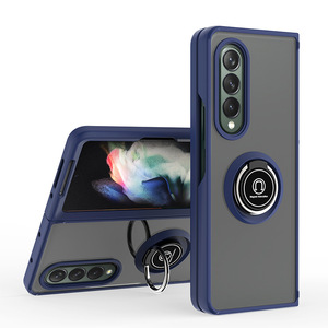 Vente chaude magnétique stan anneau Z Fold 3 4 téléphone cas pour Samsung Z <span class=keywords><strong>fold3</strong></span> fold4 cas - Product Image 3