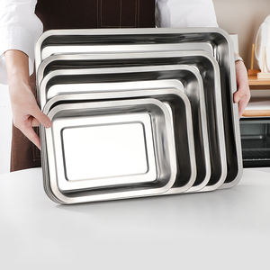 Hojas duraderas de acero inoxidable para hornear galletas, rollo de gelatina, bandeja para asar, tostadora, horno, bandeja para hornear, sartenes de goteo - Product Image 1