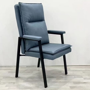 <span class=keywords><strong>Chaise</strong></span> <span class=keywords><strong>de</strong></span> <span class=keywords><strong>bureau</strong></span> pas cher <span class=keywords><strong>sans</strong></span> roue en cuir PU 4 quatre pattes avec accoudoir pour conférence réception visiteur - Product Image 3