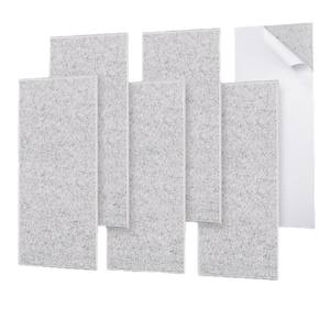 Polyester fiber sound-absorbing felt wall sticker <b>message</b> board square self-adhesive backing - Product Image 2