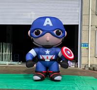 Personnages de dessins animés gonflables géants NOVA de haute qualité, super-héros Spiderman, Iron Man, Avengers Marvel, mascotte en PVC
