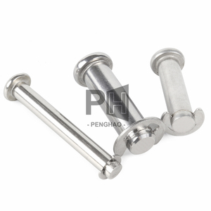 Perno di sicurezza M4 M5 M6 <span class=keywords><strong>M8</strong></span> M10M12 perno in <span class=keywords><strong>acciaio</strong></span> inossidabile 304 perno cilindrico di posizionamento scanalato a testa piatta con anello di sicurezza - Product Image 4