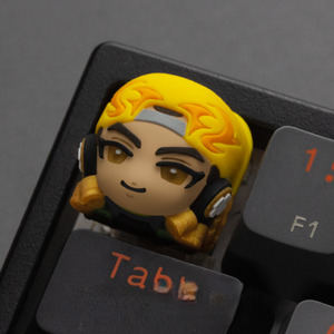 Gaming Figure Artisan Handmade <strong>3D</strong> Keycap for Mechanical <strong>Keyboard</strong> Valorant Game - Product Image 5
