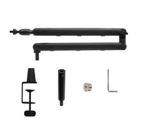 Support de microphone en métal professionnel GAZ-NB10 réglable avec clip de montage de table support en porte-à-faux pour studio de podcast