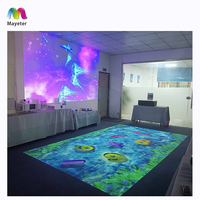 MayeterJeu de paysage au sol extérieur tout-en-un cartographie vidéo 3D Projection mobile interactive avec logiciel projecteur