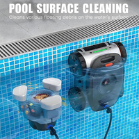 Robot de Limpieza de Piscinas Inalámbrico Inteligente Addotron con Control por WiFi, Limpieza Automática de Paredes y Fondo de Piscinas