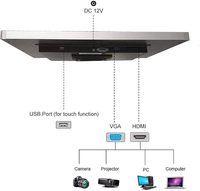 Ce moniteur tactile capacitif Plug & Play de 23,6 pouces est conçu pour prendre en charge la fonctionnalité multi-touch sans effort, 1920 x 1080