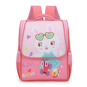 Zaino Spaziale a Forma di Coniglio <span class=keywords><strong>per</strong></span> <span class=keywords><strong>Asilo</strong></span>, Borsa Scuola Carina da Astronauta con Astuccio, Zaino Leggero <span class=keywords><strong>per</strong></span> Bambini e Bambine - Product Image 2