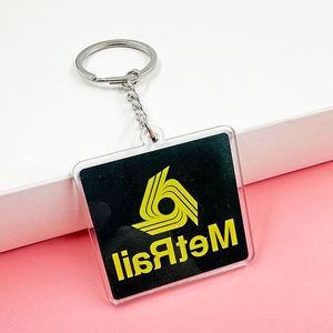 Holográfico Cartoon Plastic <span class=keywords><strong>Keychain</strong></span> Atacado Personalizado Bonito Acrílico Chaveiro Epóxi Glitter Acrílico Chaveiro Personalizado Logotipo - Product Image 2