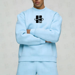 Sudadera de Hombre de Alta Calidad al por Mayor, Corte Regular, 80% Algodón, 20% Poliéster, Felpa, Cuello Redondo, Bordado Personalizado - Product Image 2