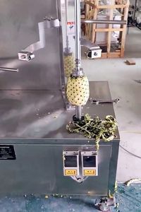 Máquina Peladora Automática de Piña, Máquina Peladora de Papaya y Sandía, Peladora de Frutas de Doble Estación - Product Image 4