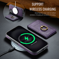 Étui magnétique pour iPhone 17/16, support portefeuille détachable 2-en-1 avec RFID, vente en gros d'étuis portefeuille pour téléphone portable