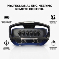 Télécommande 6 leviers pour embrayage, excellent rapport qualité-prix, étanche IP68, sans fil, pour grue de chantier, haute qualité