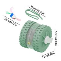 Jouet pour chat Elecpet, balle intelligente roulante pour chaton, entraînement sensoriel, avec laser pour animaux de compagnie et jouets en peluche pour chat et chien