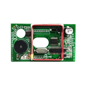 ZRX001/EM 125KHz和13.56MHz射频识别双频读取器模块支持EM4100卡和Mifare卡，输出WG26/34