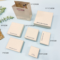 Caja de Embalaje para Anillos y Pendientes con Cajón Deslizable - Caja de Regalo de Lujo Personalizada con Logotipo (Material de Papel Premium)