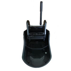 Cubo de fregona ESD Rectangular de 42L de alta calidad, escurridor de prensa <span class=keywords><strong>comercial</strong></span> con ruedas, limpieza de suelo de baja ESD, plástico duradero - Product Image 3