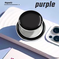 Support de téléphone portable universel pliable magnétique pour smartphone tablette PC Logo personnalisé Finition brillante