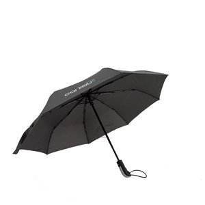 Paraguas plegable 3 de alta calidad, logotipo personalizado impreso, mango de plástico ligero 8K, regalos de negocios para lluvia - Product Image 2