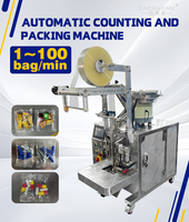 Machine de comptage et d'emballage automatique pour gélules rondes d'huile de poisson et de vitamine E