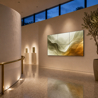 Mur vidéo LCD IPS ultra-mince de 46 pouces, cadre de 1,8 mm, luminosité de 700 cd/m², anti-reflet, écran de jonction mural pour salle d'exposition