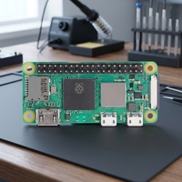 Carte de développement Radxa Cubie A7Z Mini avec SOC H618, affichage double écran, convertisseur DC/DC, système d'exploitation Linux, interface Type-C/USB, tout neuf