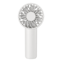 Ventilador USB Portátil de Mano, Recargable, 800mAh, de Plástico, Tamaño de Bolsillo, 3 Velocidades, 1.5-4.5H de Duración, Popular en Promoción