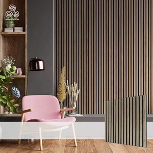 MUMU – panneaux acoustiques en <span class=keywords><strong>bois</strong></span> <span class=keywords><strong>de</strong></span> <span class=keywords><strong>laine</strong></span> <span class=keywords><strong>de</strong></span> <span class=keywords><strong>roche</strong></span> MDF 60x60, son moderne pour plafond décoratif - Product Image 1