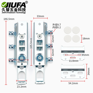 Jiufa Concealed <b>Hanging</b> <b>Bracket</b> Heavy Duty Adjustable For Wall Cabinet Kitchen Cabinet Hardware - Product Image 1