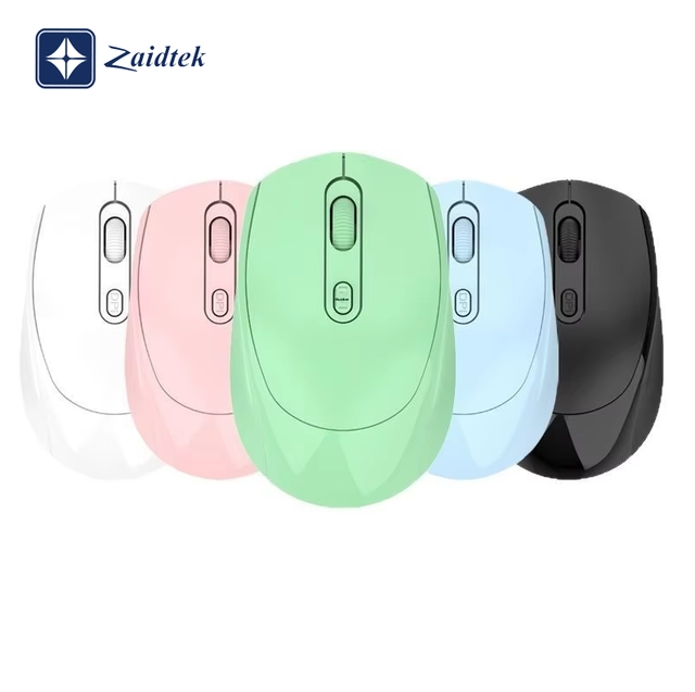 Wireless Mouse Rechargeable Silent Mouse Macaron Dual-mode Mouse Suitable for Laptops and Desktop Computers