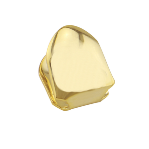 European American Cross-Border Hip-Hop Copper Teeth Set Single Tooth Real Copper Plated Unisex Grillz - Product Image 1