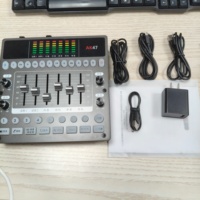 Mezclador de Consola Digital Inalámbrico con Chip DSP, Micrófono Portátil para Estudio/En Vivo, Conexión Bluetooth, Grabación y Cambio de Voz