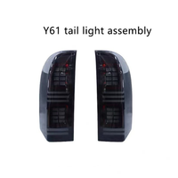 Feux arrière LED pour Patrol Y61 2005-2022, nouveaux feux arrière 5ème génération, lentille transparente, 12V 25W, accessoires de voiture