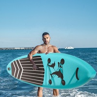 Big Blue Gonflable JS Board pour Surf Jet Surfboard avec Bote Paddle Sports SUP Boards avec Pedal Designs
