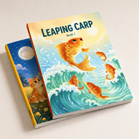 Impression de livres d'histoires pour enfants personnalisés, couverture brillante laminée, reliure parfaite, illustrations de dessins animés en couleur