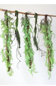 LO-968 Rama de Árbol Artificial con Musgo Sintético, Enredadera Verde Duradera y Ecológica, Estilo Selva Tropical - Product Image 2