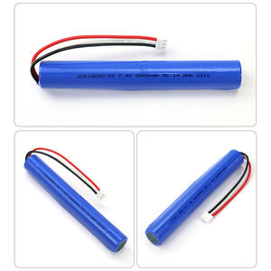 18650 2000 мАч литий-ионный Аккумулятор 7,4 В высокая скорость с защитной панелью для солнечного света вентилятор динамик - Product Image 2