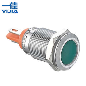 Lampe indicatrice IP67 10 mm 24v bleue, systèmes marins, lumières indicatrices LED, montage, haute luminosité, état de la salle de bain - Product Image 3